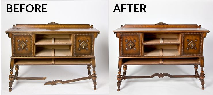 Before & After Furniture Repairs | WoodLord Restorations